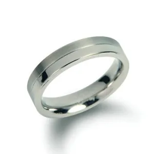 0129-01 Boccia Titanium Ring