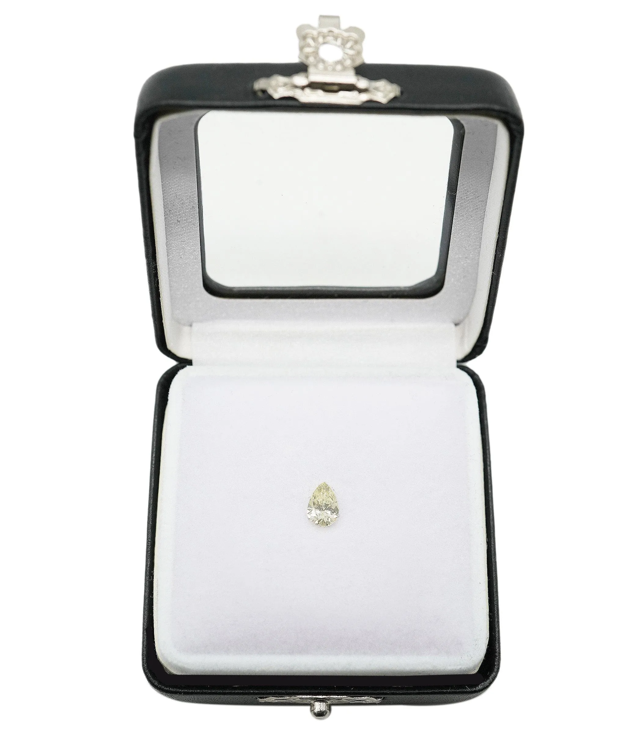 0.7 ct Light Fancy Yellow Pear Shape Diamond ANL-S24-4