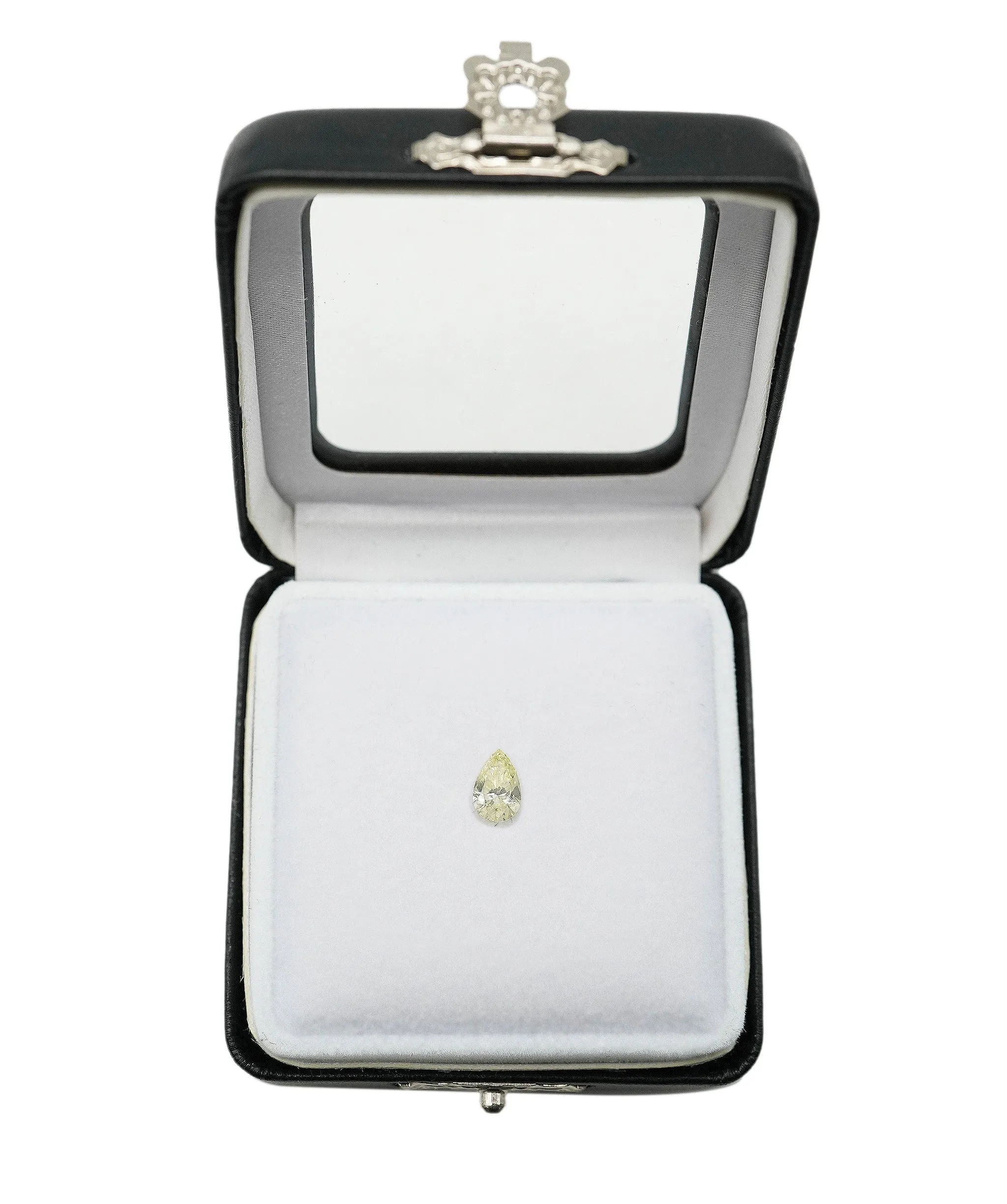 0.75 ct Light Fancy Yellow Pear Shape Diamond ANL-S24-1
