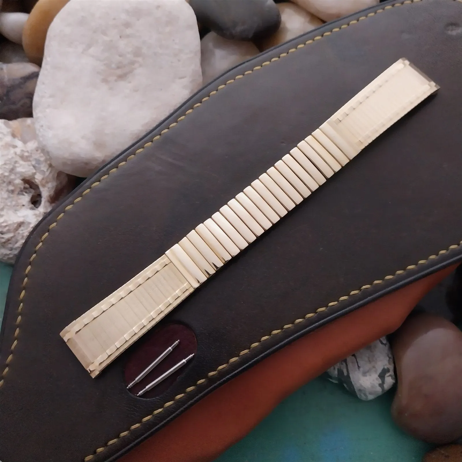 17.2mm JB Champion Classic 10k Gold-Filled Unused 1960s nos Vintage Watch Band
