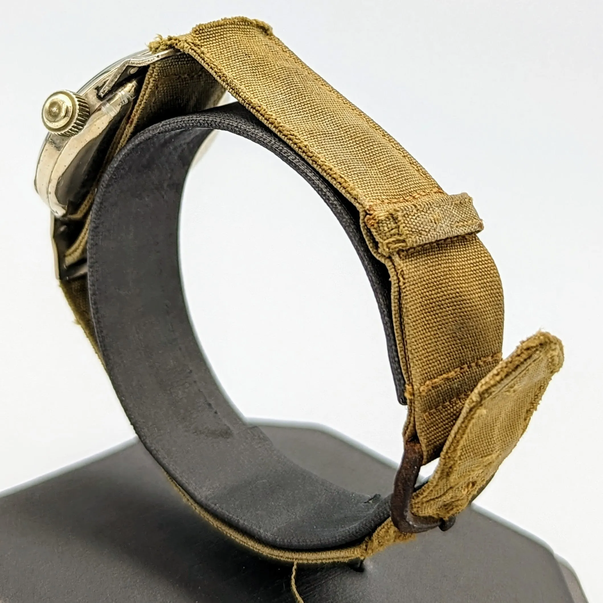 1906 HAMPDEN "Molly Stark" Trench Watch 7 Jewels U.S. Army Wristwatch