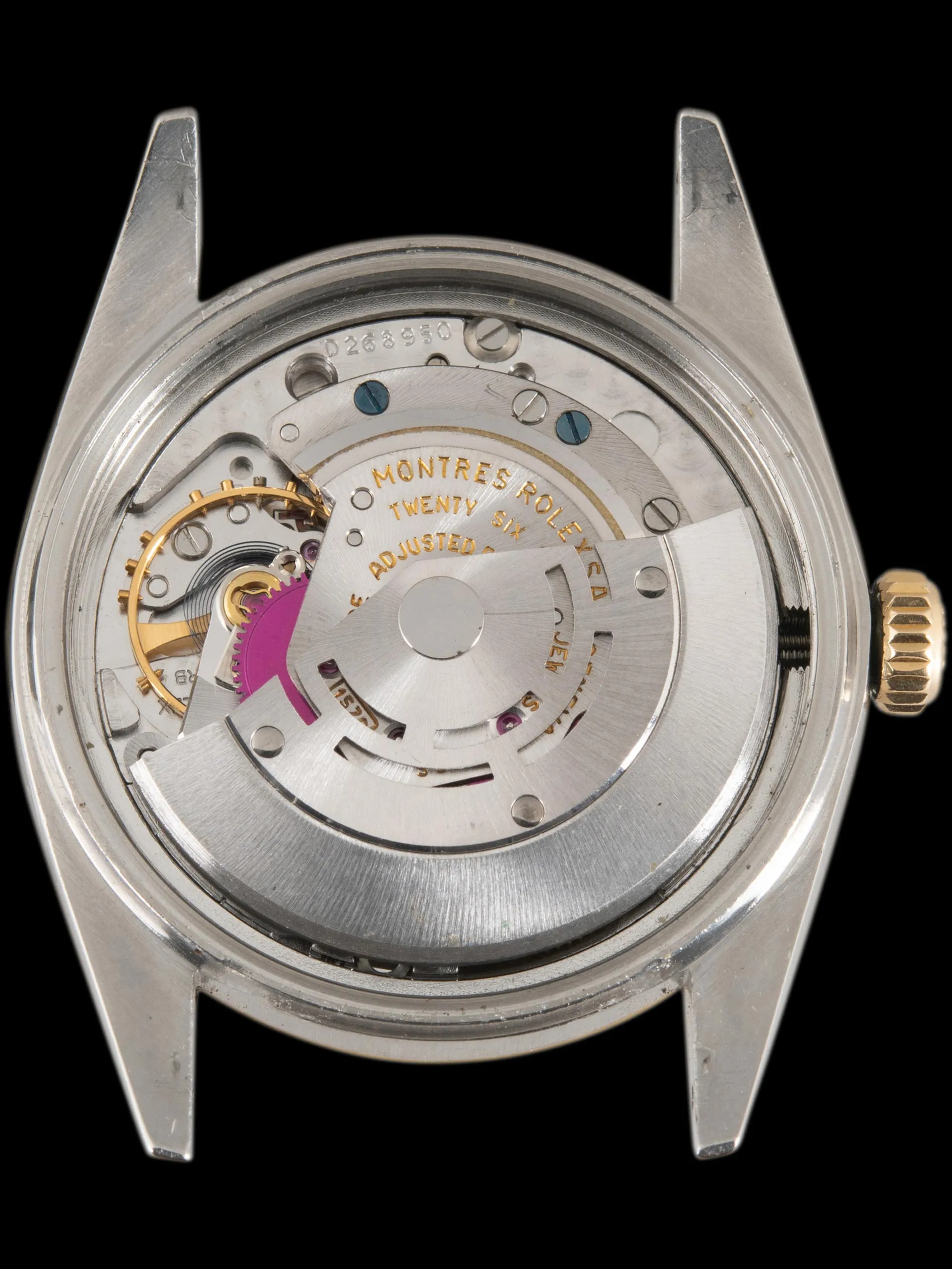 1972 Rolex Two-Tone Datejust (Ref. 1601) Black "Confetti" Dial