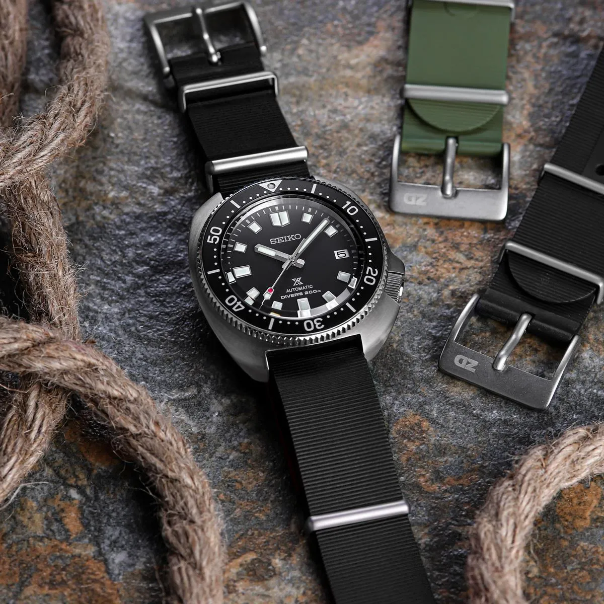 1973 British Military Watch Strap: 328 MARINE - Arctic White