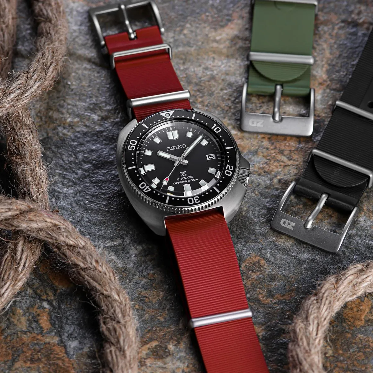 1973 British Military Watch Strap: 328 MARINE - Arctic White