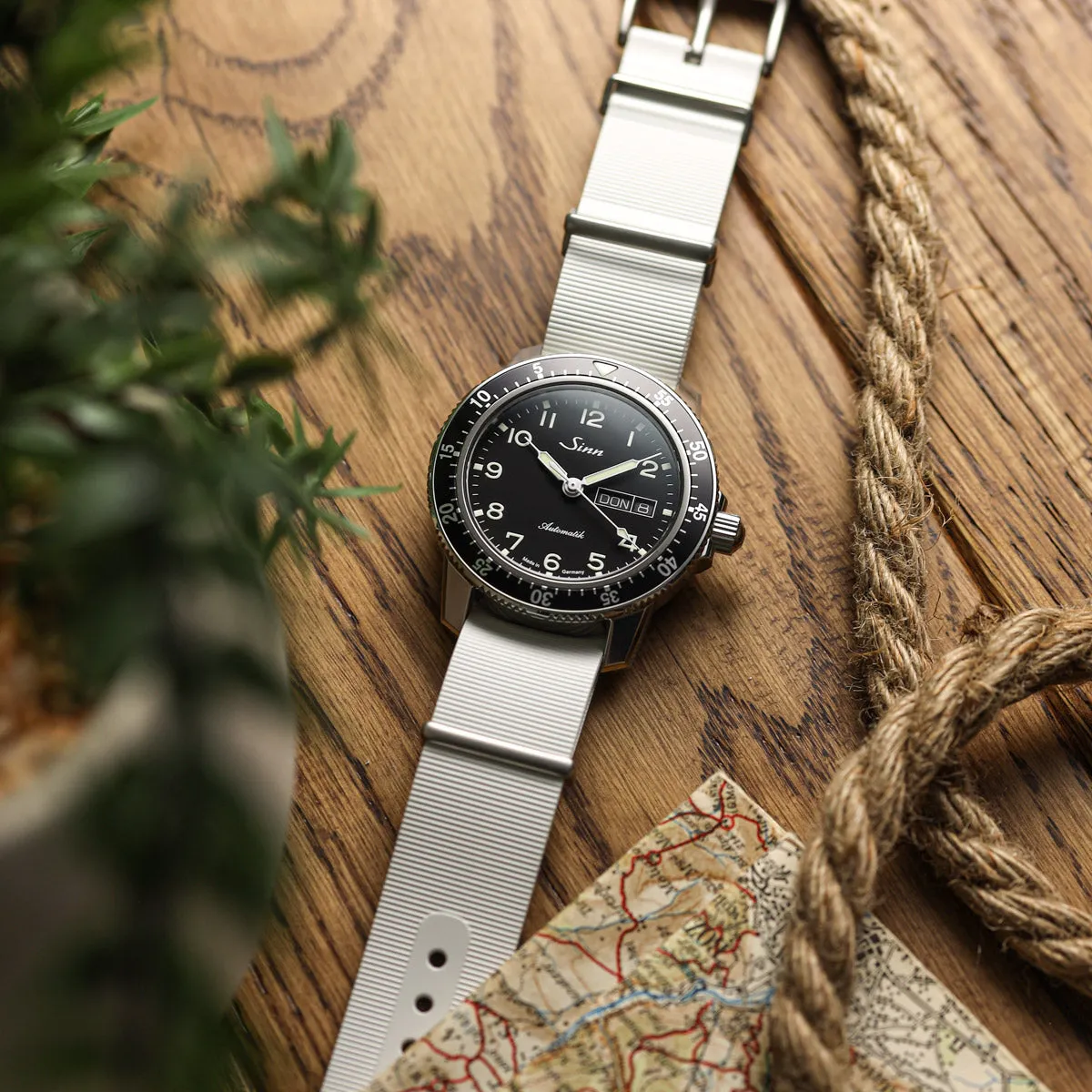 1973 British Military Watch Strap: 328 MARINE - Army Green
