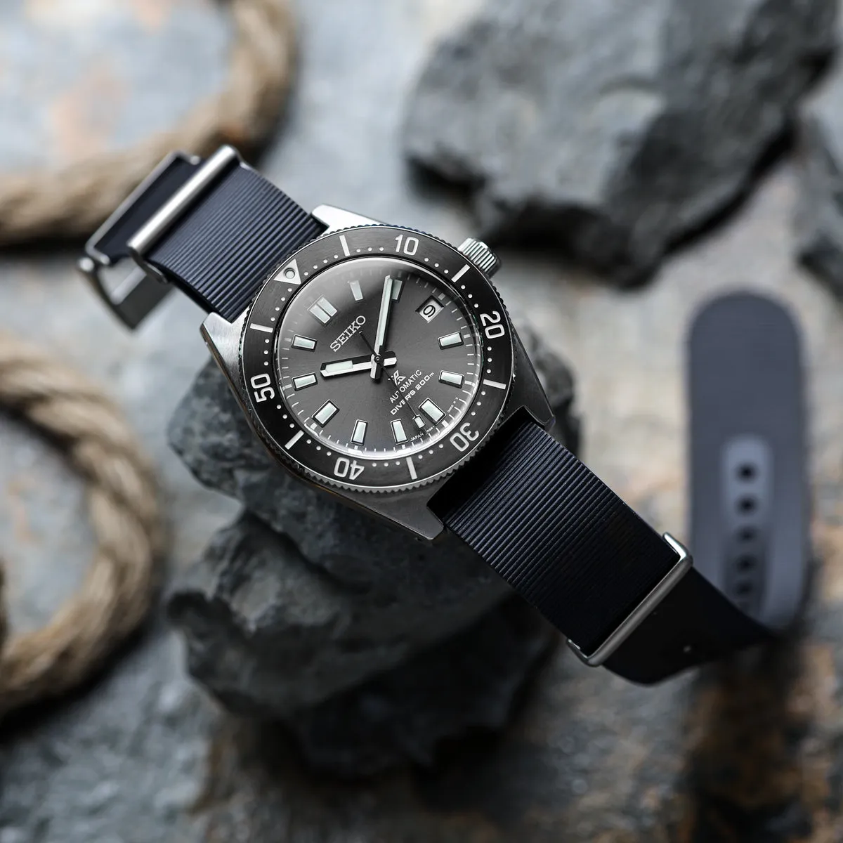 1973 British Military Watch Strap: 328 MARINE - Army Green