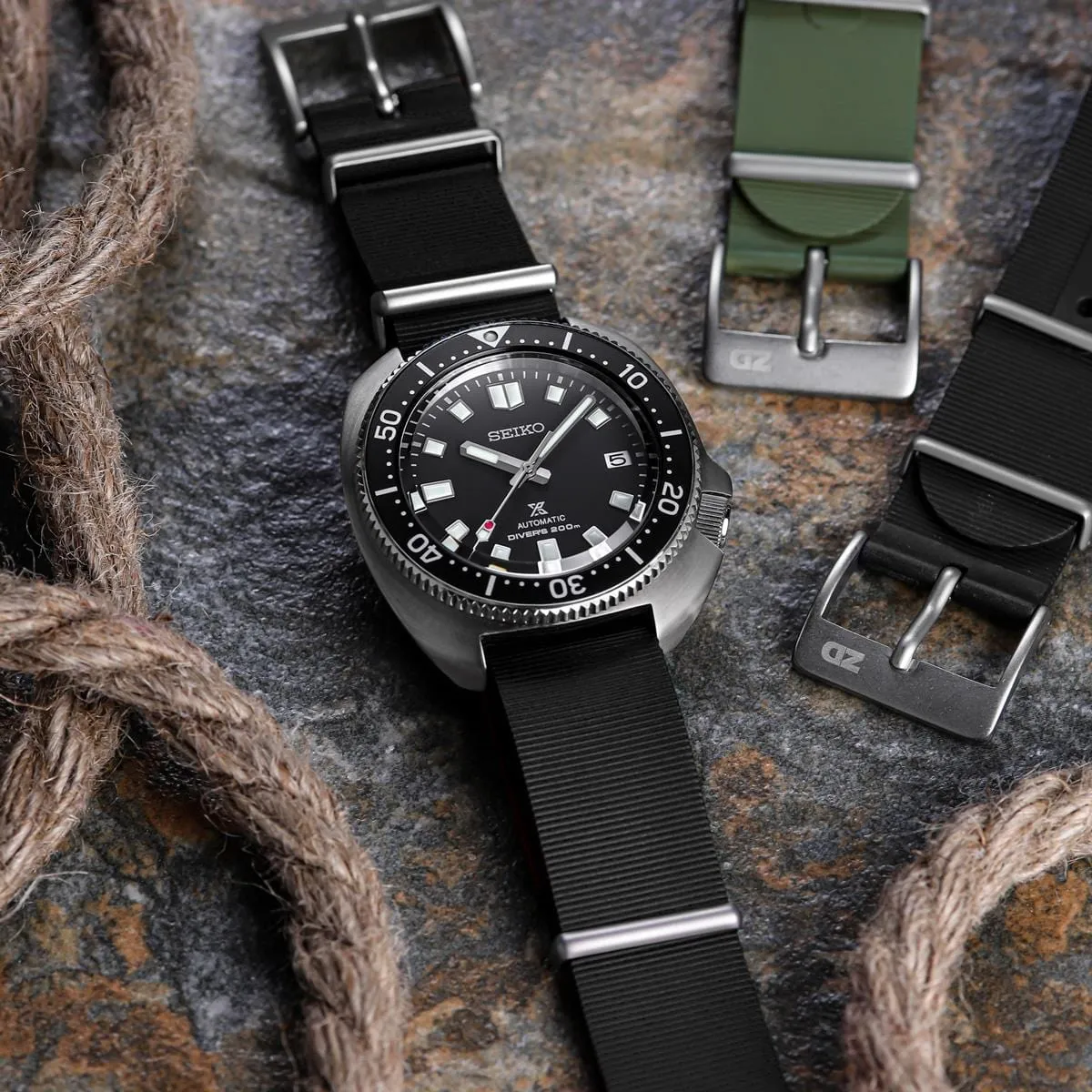 1973 British Military Watch Strap: 328 MARINE - Tactical - White