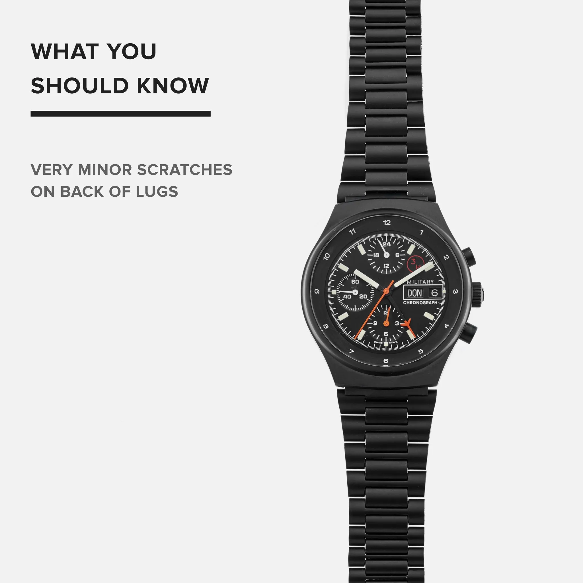 1980s Porsche Design By Orfina 'Military' Chronograph Reference 7177