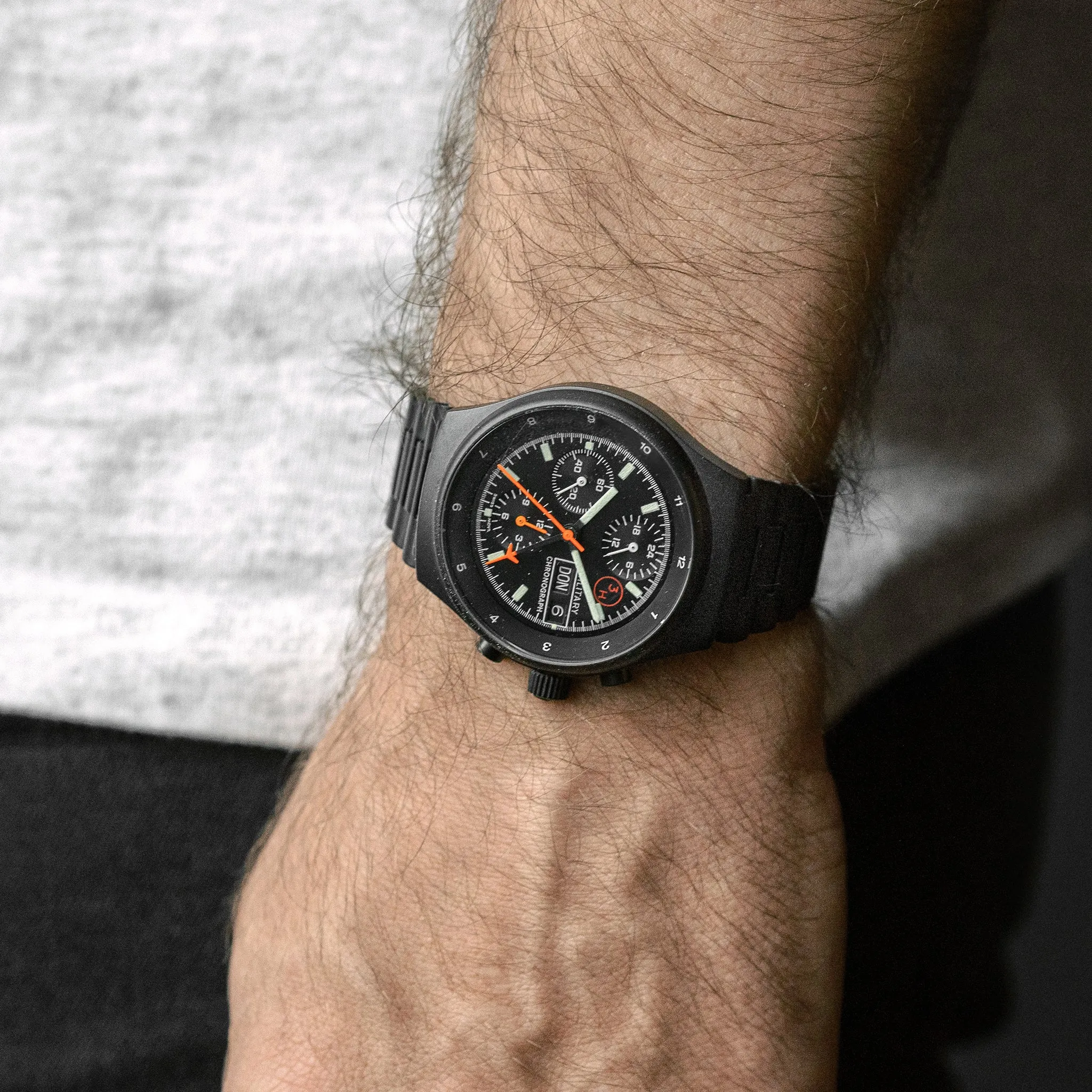 1980s Porsche Design By Orfina 'Military' Chronograph Reference 7177
