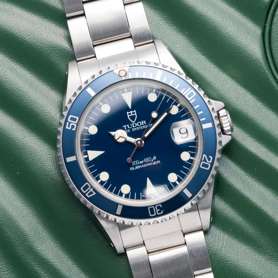 1992 Tudor Submariner Date Blue Ref. 75090