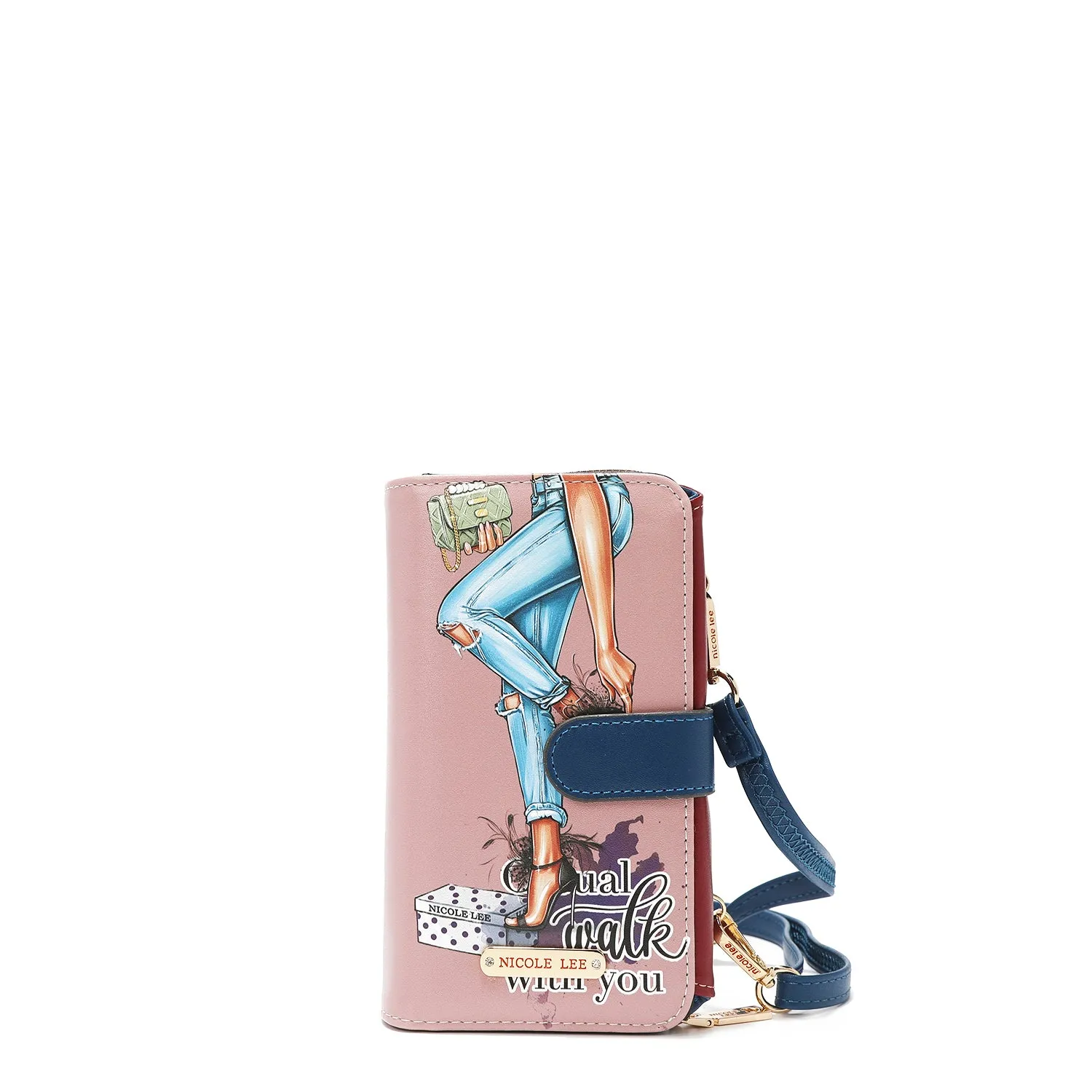 2 PIECE ACCESSORIES SET (WATCH, PHONE CASE CROSSBODY WALLET)