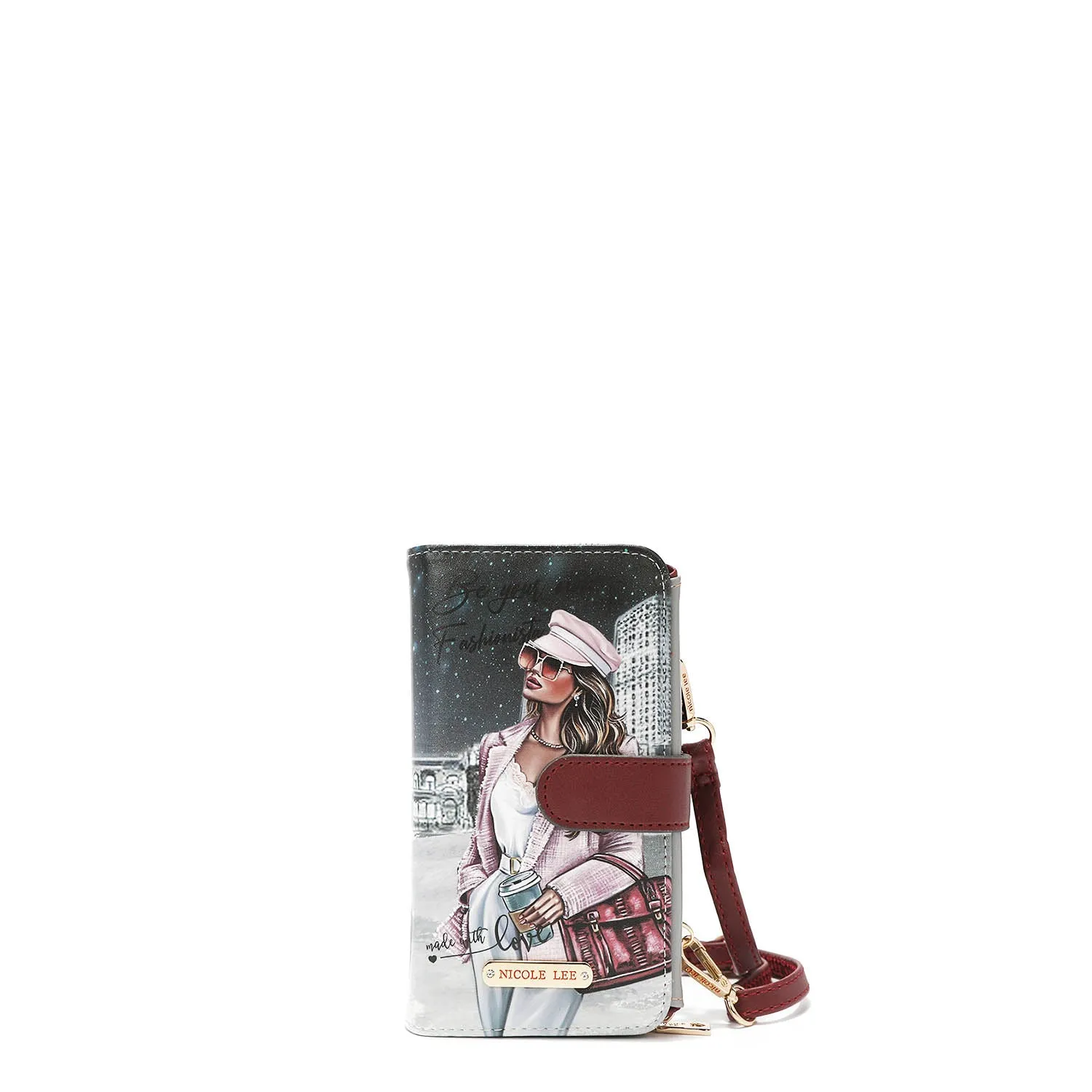 2 PIECE ACCESSORIES SET (WATCH, PHONE CASE CROSSBODY WALLET)