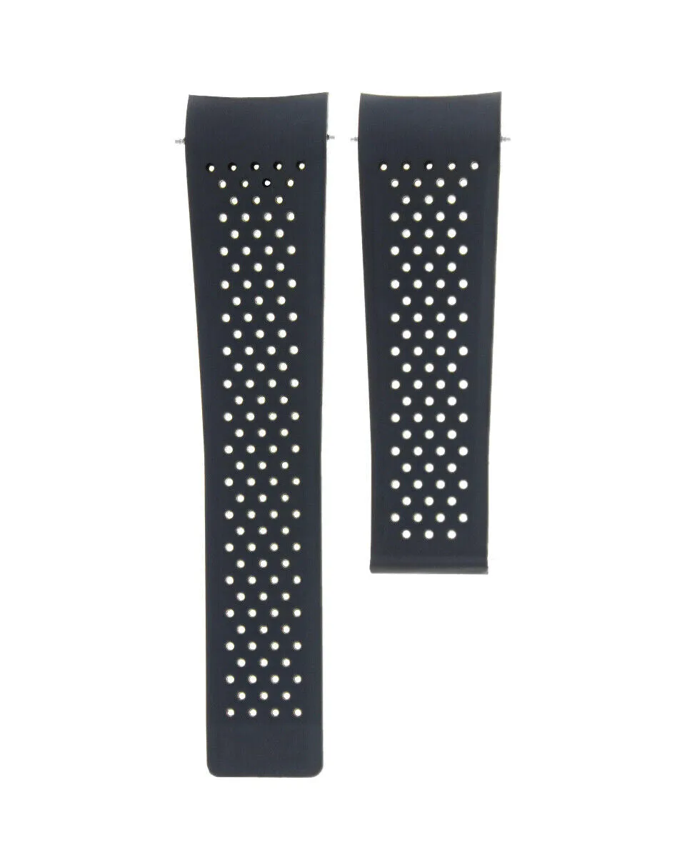 22MM RUBBER BAND STRAP FOR TAG HEUER CARRERA CALIBRE 16,17,36 SPRING BAR REMOVER