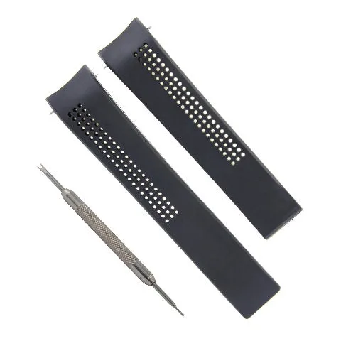 22MM RUBBER WATCH STRAP BAND FOR TAG HEUER CALIBRE 5 6 16 17 SPRING BAR REMOVER
