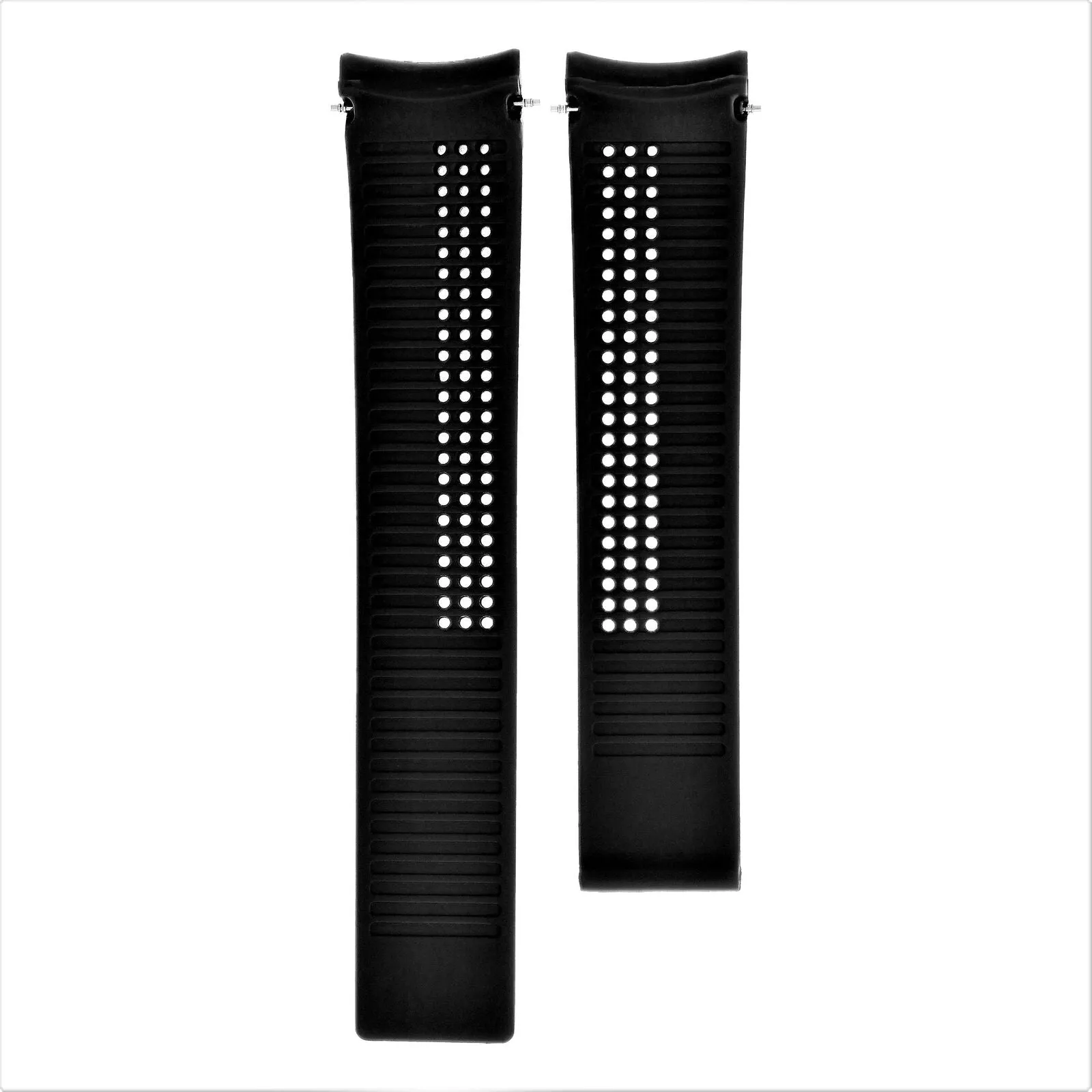 22MM RUBBER WATCH STRAP BAND FOR TAG HEUER CALIBRE 5 6 16 17 SPRING BAR REMOVER