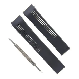 22MM RUBBER WATCH STRAP BAND FOR TAG HEUER CALIBRE 5 6 16 17 SPRING BAR REMOVER