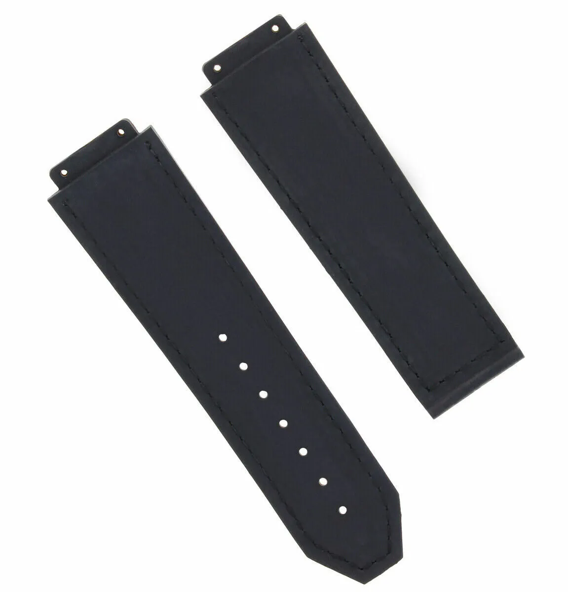 24MM ALLIGATOR LEATHER BAND STRAP FOR 44MM HUBLOT BIG BANG BROWN   2 SCREW   S/D