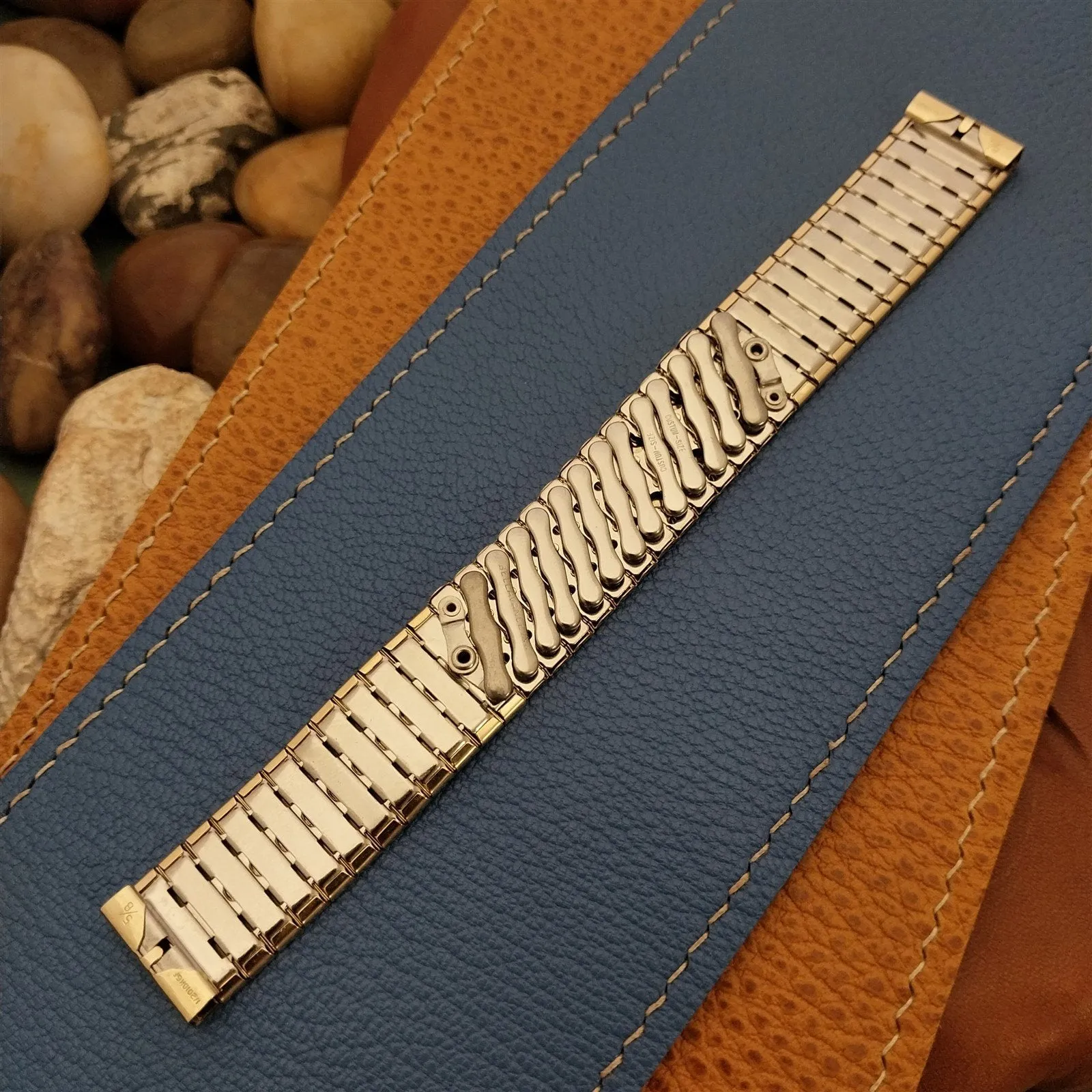 5/8" 10k Gold-Filled 1950s nos Unused Classic Vintage Watch Band Bellavance