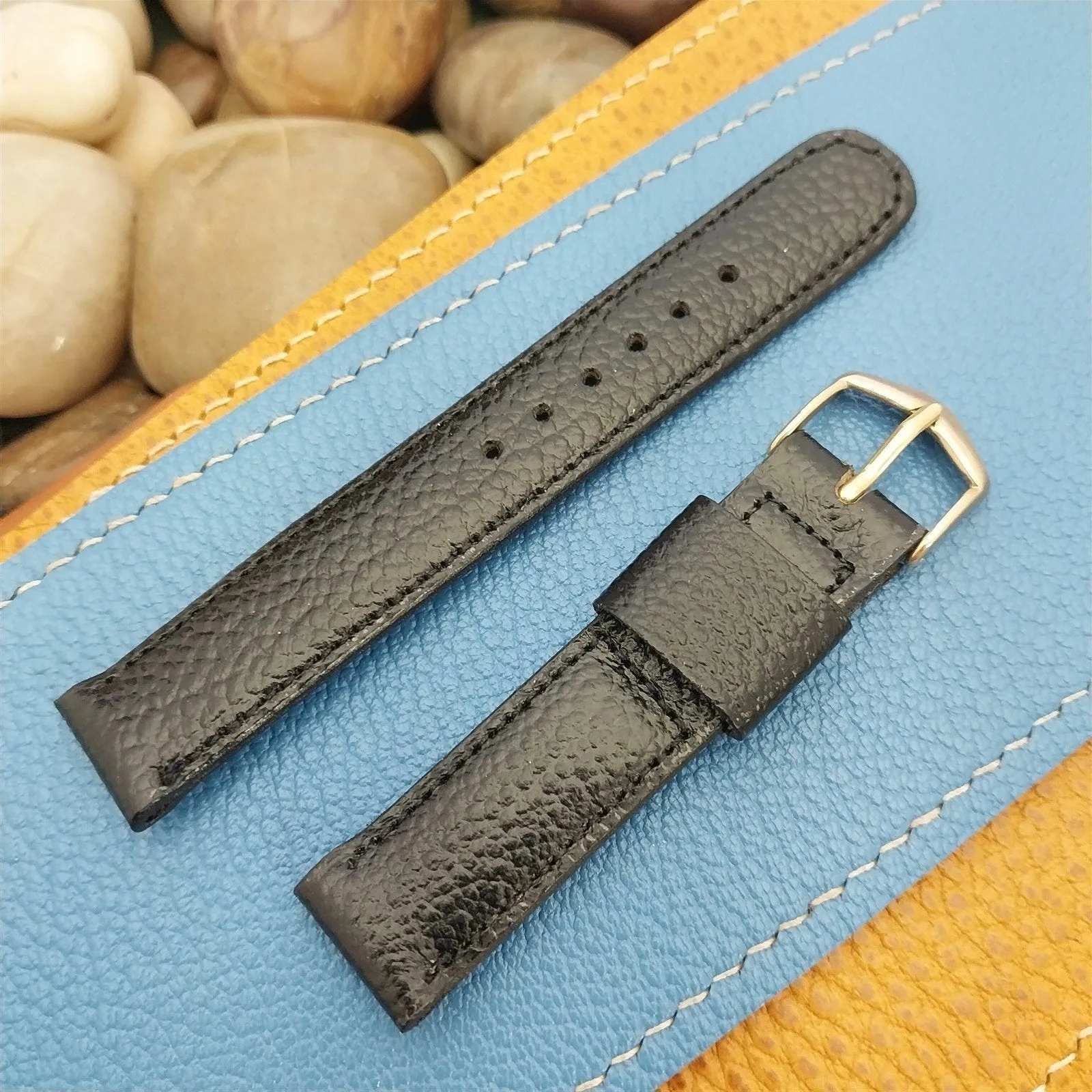 5/8" JB Champion Short Padded Scotch Grain nos 1960s Vintage Watch Band