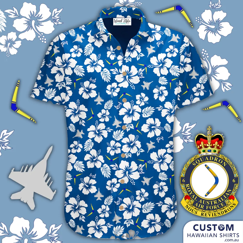 6 Squadron RAAF - Personalised ADF Military Shirts