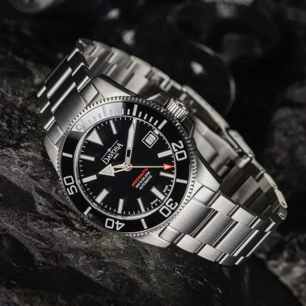 Argonautic 39 Automatic 200m Black Gold Men's Diver Watch 16153250
