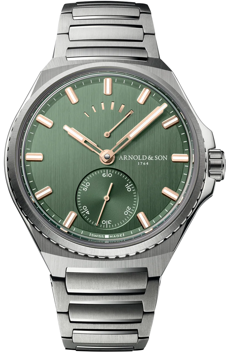 Arnold & Son Longitude Titanium Fern Green