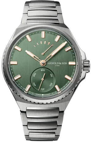 Arnold & Son Longitude Titanium Fern Green