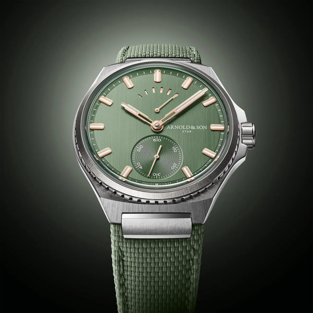 Arnold & Son Longitude Titanium Fern Green