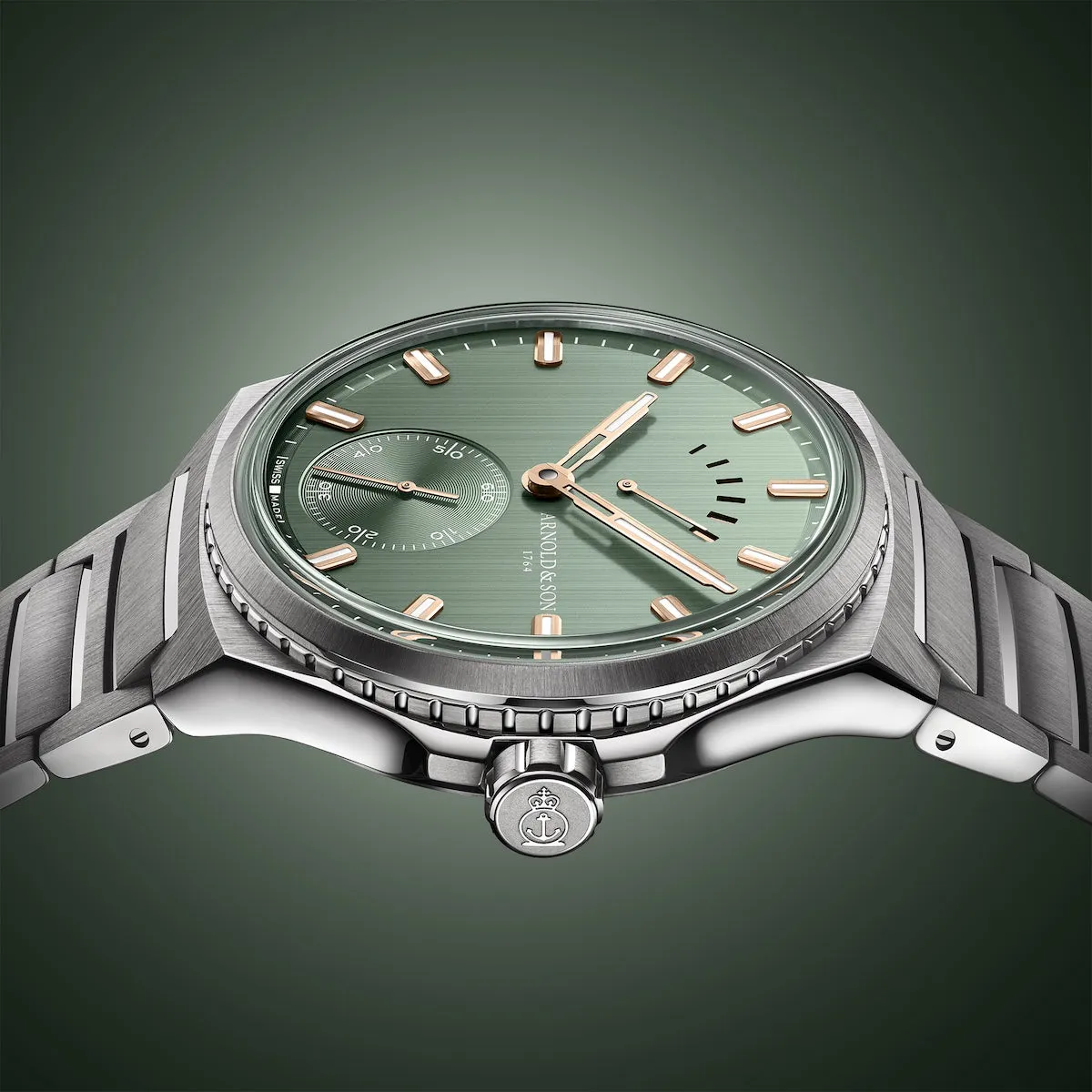 Arnold & Son Longitude Titanium Fern Green