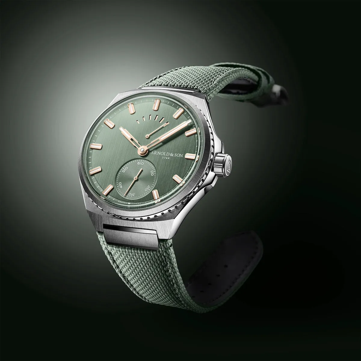 Arnold & Son Longitude Titanium Fern Green