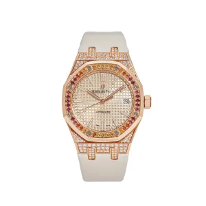Audemars Piguet Royal Oak 15452OR.ZY.D038VE.01 Rose Gold and Diamonds (2021)