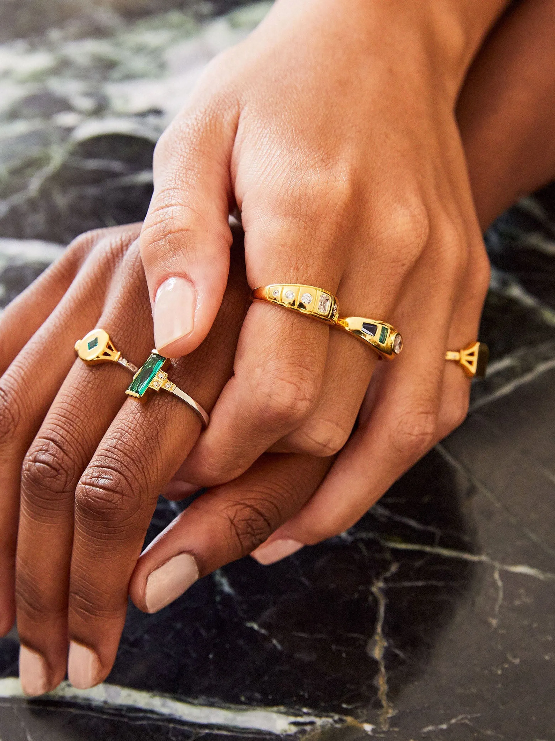 Audrey green ring
