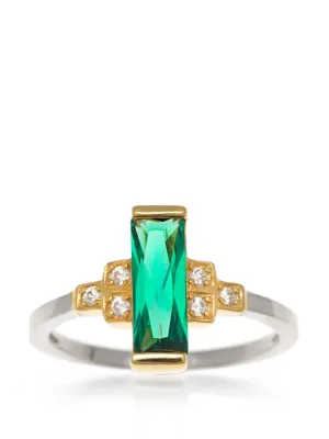 Audrey green ring