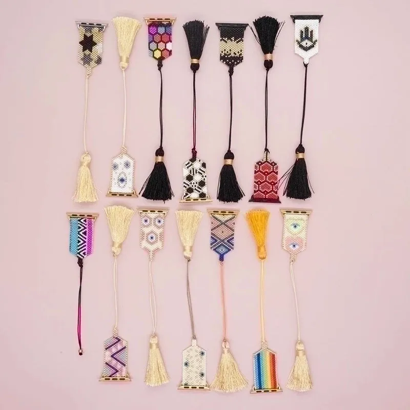Bead Woven Light Luxury Applicable  Watch 42-44mm Tassel Strap