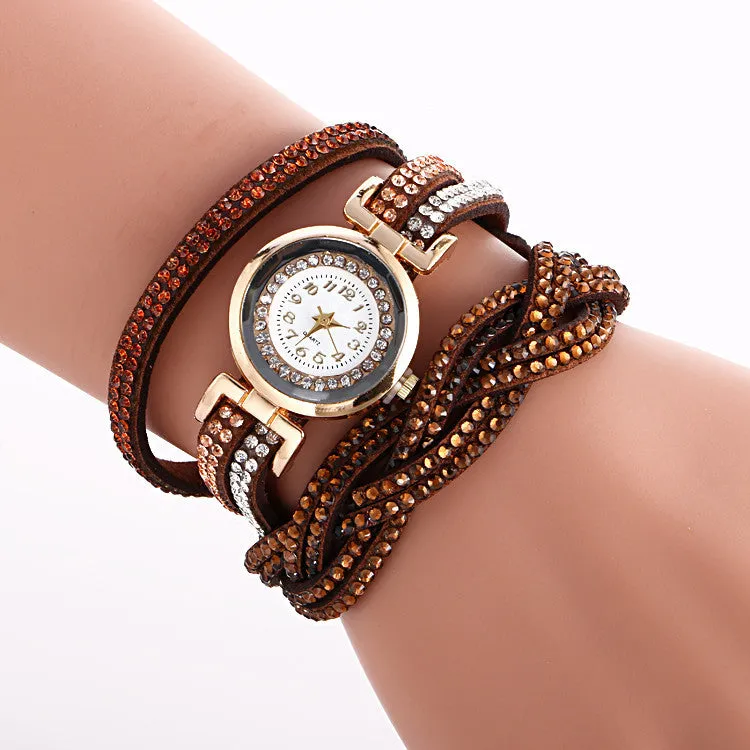 Beautiful Crystal Strap Wrist Watch
