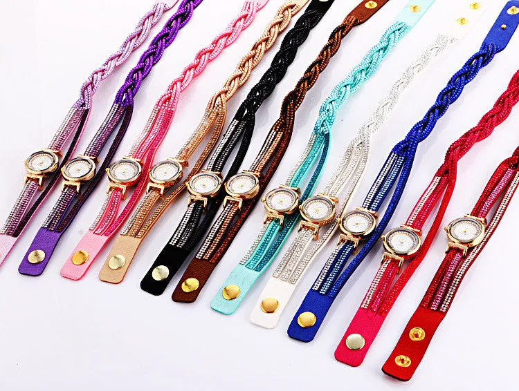 Beautiful Crystal Strap Wrist Watch