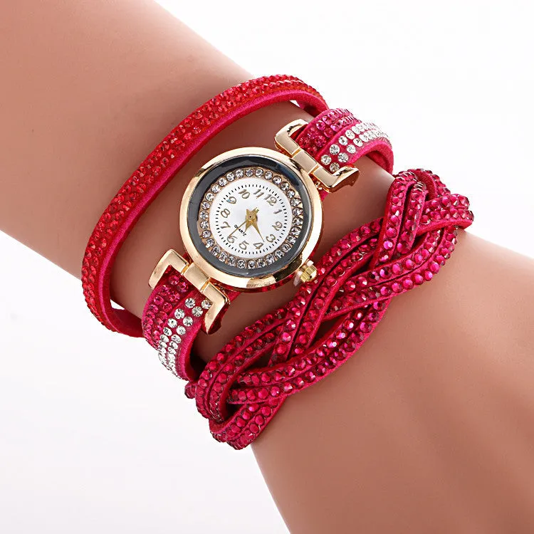 Beautiful Crystal Strap Wrist Watch