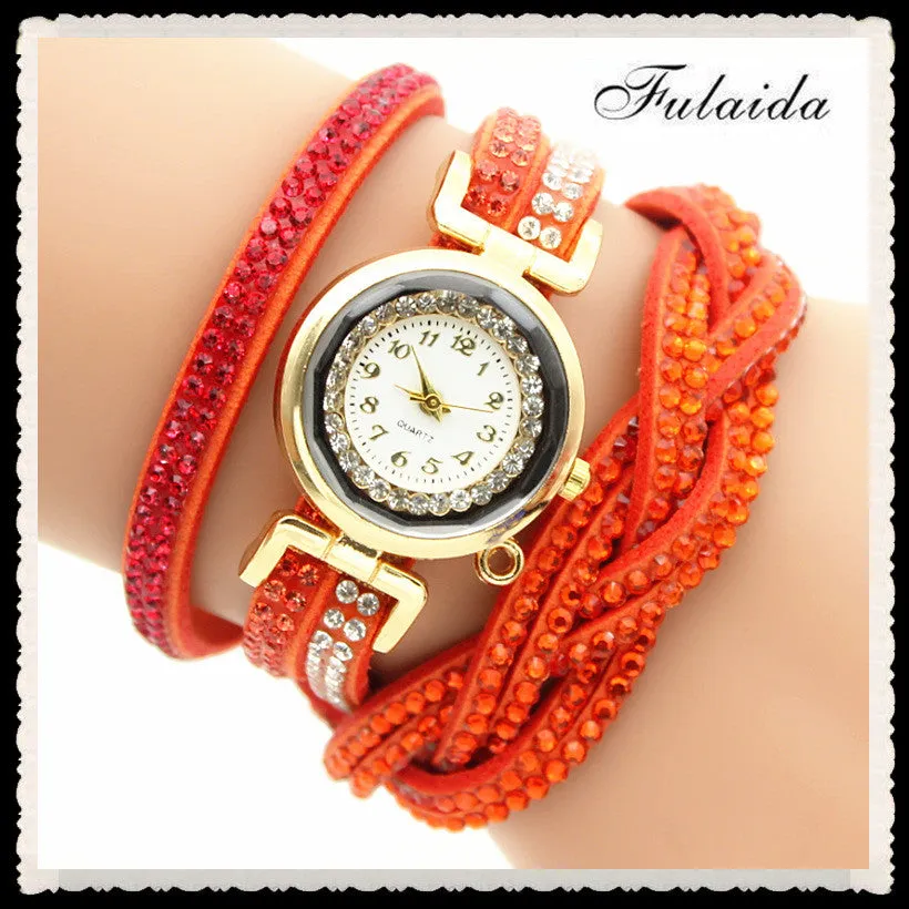 Beautiful Crystal Strap Wrist Watch