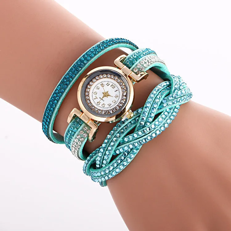 Beautiful Crystal Strap Wrist Watch