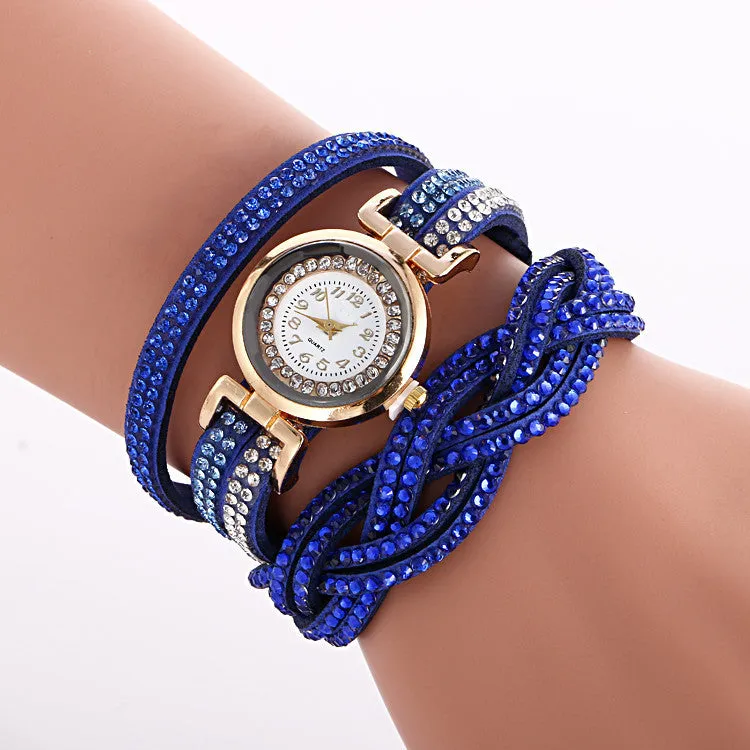 Beautiful Crystal Strap Wrist Watch