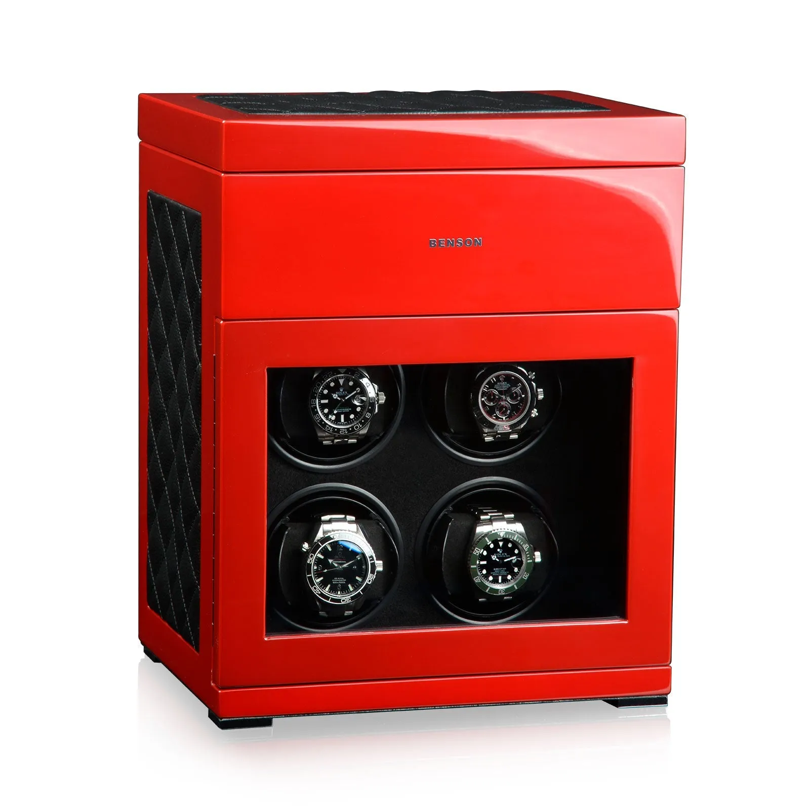 Benson Watch Winder Black Series 4.16 LE Red/black leather