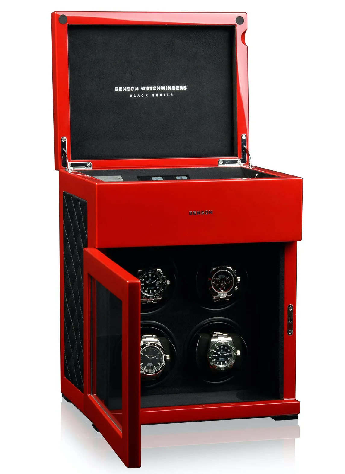 Benson Watch Winder Black Series 4.16 LE Red/black leather