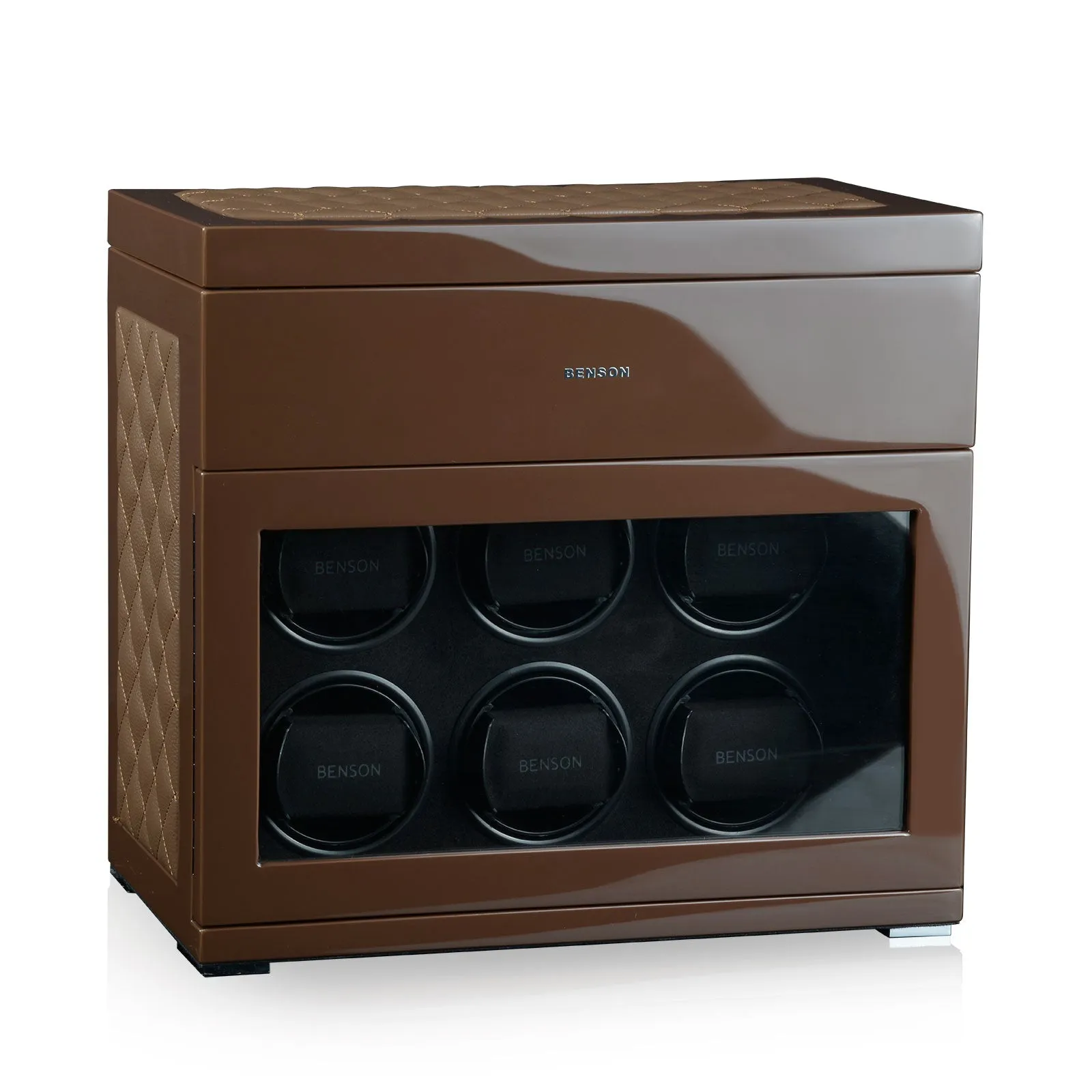 Benson Watch Winder Black Series 6.16 LE Brown/brown leather