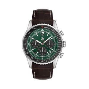 BHPC-BP3723X.372 - Leather Strap Multifunction Watch For Men