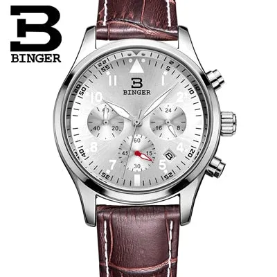 Binger Swiss Quartz Watch Men B 9202
