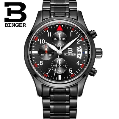 Binger Swiss Quartz Watch Men B 9202