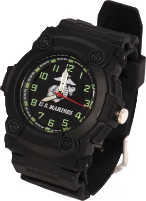 Black - Aquaforce Marines Combat Watch