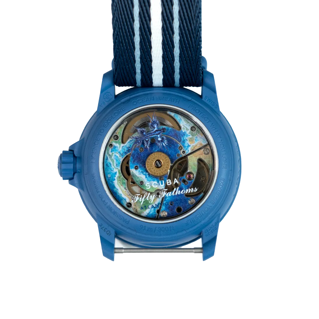 Blancpain x Swatch Scuba Fifty Fathoms "Atlantic Ocean (SO35A100)"