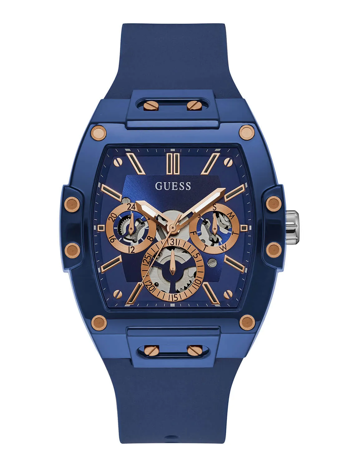 Blue Phoenix Silicone Watch