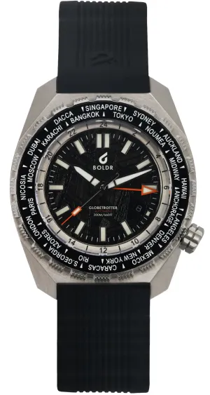 Boldr Watch Globetrotter GMT Meteoblack
